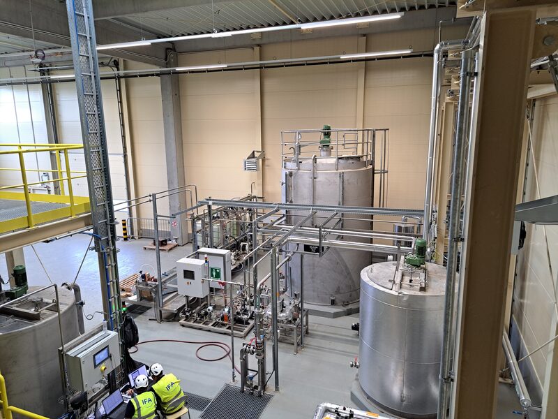 IFA Technology Binder mixing system production plant