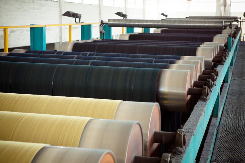 Industrielle Stoffproduktion