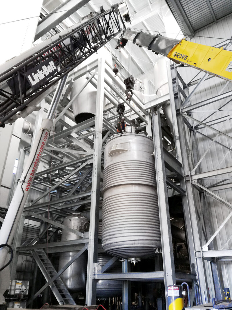 Reactor de pegamento