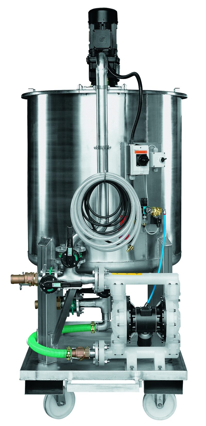 IFA Technology Transporte móvil de materiales en contenedores sobre ruedas