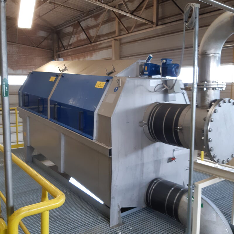 IFA Technology drum screen inlet for water treatment