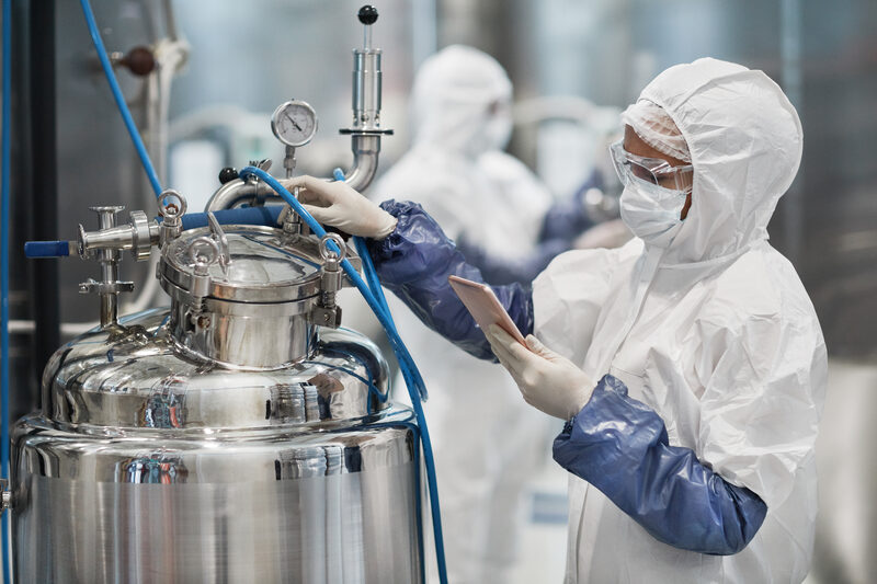 Moderne Chemieanlage